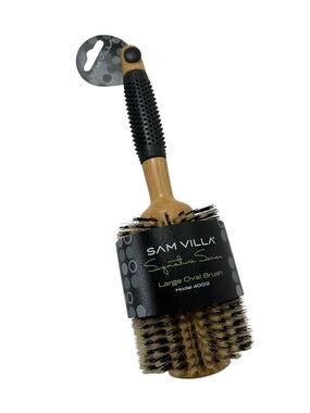 NEW Sam Villa Signature Series Large Round Boar Bristle Brush Model #40012